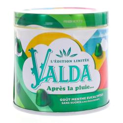 VALDA gommes goût menthe eucalyptus sans sucre Boîte de 160g