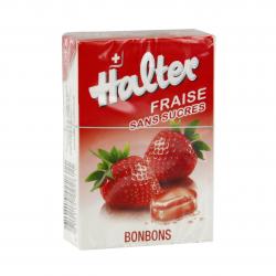 LE COMPTOIR DU PHARMACIEN Bonbon halter fraise sans sucre Boite de 40 g