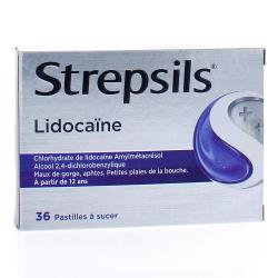Strepsils lidocaïne Boîte de 36 pastilles
