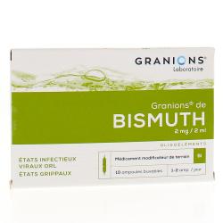 GRANIONS de Bismuth 2 mg/2 ml