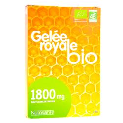 Gelée Royale Bio 1800 mg haute concentration 10 ampoules de 10ml