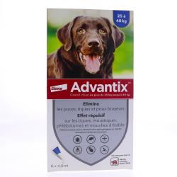 ADVANTIX grand chien 25-40KG