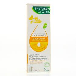 PHYTOSUN Arôms Huile végétale bio de macadamia flacon 50ml