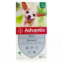 ADVANTIX très petit chien spot on