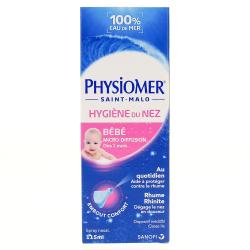 PHYSIOMER B&eacute;b&eacute; Hygi&egrave;ne du nez micro-diffusion Flacon 115ml