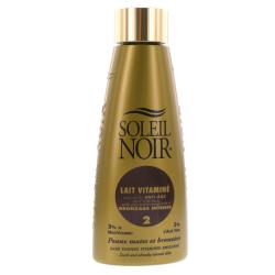 SOLEIL NOIR Lait vitaminé bronzage intense SPF 2 flacon 150m