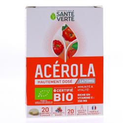 SANTE VERTE TONIPHYT ACEROLA 20 CPR