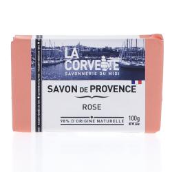 LA CORVETTE Savon pain Rose 100g