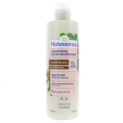 NATESSANCE Shampooing ultra nourrissant karit&eacute; et k&eacute;ratine v&eacute;g&eacute;tale flacon 250ml