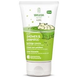 WELEDA Kids Shower & Shampoo Citron vert pétillant tube 150ml