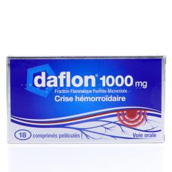DAFLON 1000mg Cpr pell Plq/18