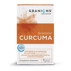 GRANIONS de Curcuma 1200mg boîte de 30 gélules