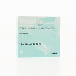 BETADINE 10% Solution vaginale récipients unidose 10ml x 10