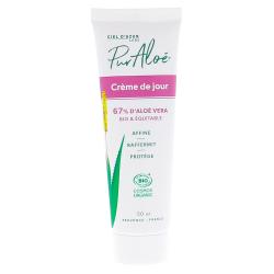 PUR ALOE Crème de jour Aloe Vera 67% bio tube 50ml