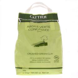 CATTIER Argile verte concassée bio 3kg