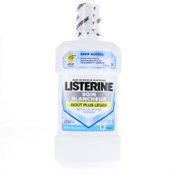 LISTERINE SOIN BLANCHEUR PLUS LEGER 500ML