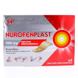 NUROFENPLAST 200 mg Emplâtre médicamenteux x4