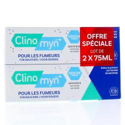 Plus Dentifrice Menthe Forte Spécial Fumeur Lot de 2 x 75ml
