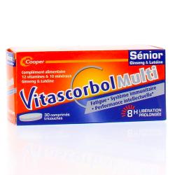 VITASCORBOL MULTI sénior 30 comprimés tricouches