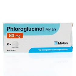 MYLAN Phloroglucinol 10 comprim&eacute;s orodispersibles 80mg