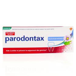 Parodontax Dentifrice au Fluor Fraîcheur Intense Lot de 2 x 75ml