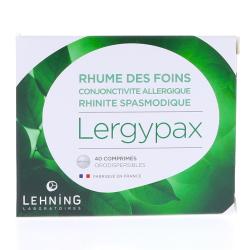 LEHNING Lergypax rhume des foins 40 comprimés
