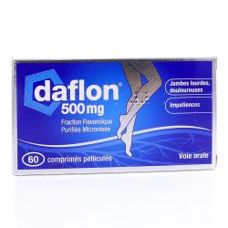 DAFLON 500mg Boite de 60 comprimés