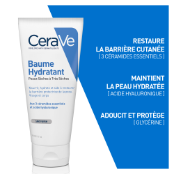 CERAVE Baume hydratant Peaux sèches à très sèches Tube 177ml