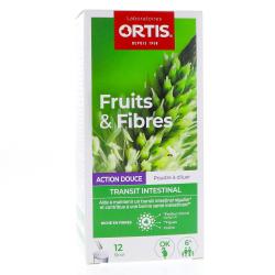 FRUITS & FIBRES ACTION DOUCE STICKS 12X10G