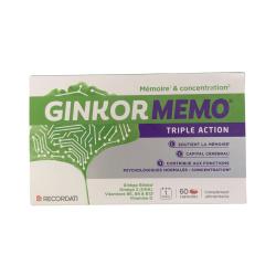 GINKOR Memo bo&icirc;te de 60 capsules
