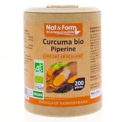 NAT&FORM ECO RESP Curcuma+Pipér Bio Gél B/200