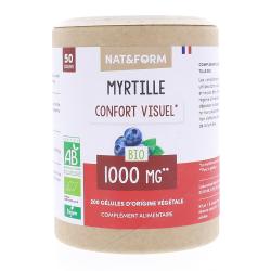 NAT&FORM ECO RESP Myrtille Bio G&eacute;l B/200