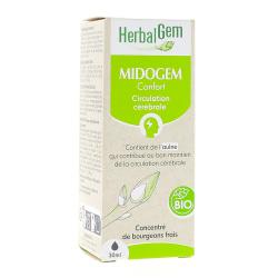 HERBALGEM Midogem Confort GC24 Circulation cérébrale Bio 30ml