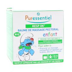 PURESSENTIEL Respiratoire - Resp ok Baume de massage pectoral enfant pot 60ml