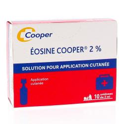 EOSINE AQUEUSE 2% COOPER 2ML 10