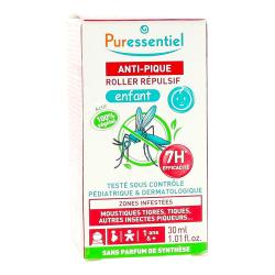 PURESSENTIEL Roller répulsif anti-pique bébé roll-on 30ml