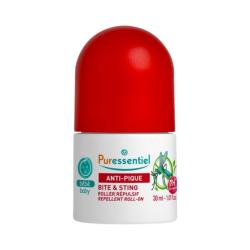 PURESSENTIEL Roller répulsif anti-pique bébé roll-on 30ml