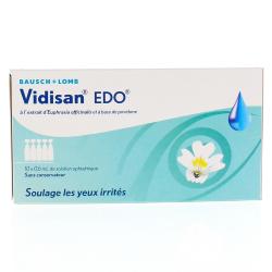 Vidisan Edo Solution oculaire - 10 unidoses de 0,6 ml