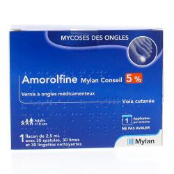 AMOROLFINE 5% (OTC) MYLAN V.