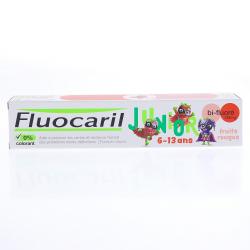 FLUOCARIL Dentifrice junior 6-12 ans gout fruits rouges 1 unité