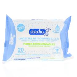 DODIE Lingettes nettoyantes 3 en 1 x 20