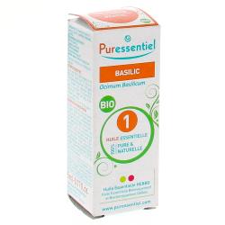 PURESSENTIEL Huile essentielle basilic bio 5ml