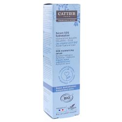 CATTIER - Crème & Soin Hydratant Sérum SOS Hydratation Bio 30ml