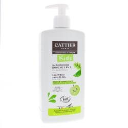 CATTIER - Kids Shampoing Douche 2en1 Parfum Pomme Verte Bio 500 ml