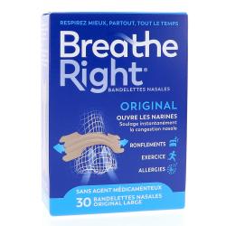 BREATHE RIGHT BANDEL NASALE ORIGIN L 30