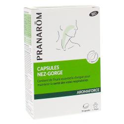 AROMAFORCE Caps nez gorge B/30