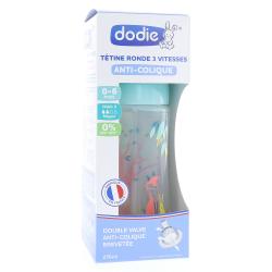 DODIE BIB 2 INIT A/COL 270ML 0-6M VERT